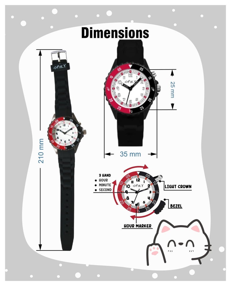 SPIKY Stylish Round Sports Analog Kids Watch - Image 2